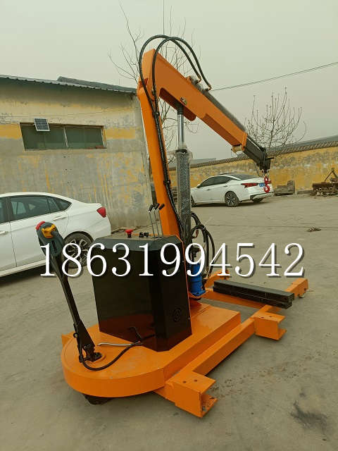 大洼区自卸车厢随车吊 自制轮式四不像起重机 四驱平板吊 5吨 贵盛